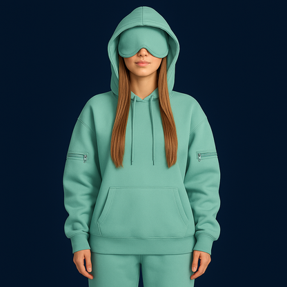 Travex™ Sleep Mask Hoodie + Side Pockets